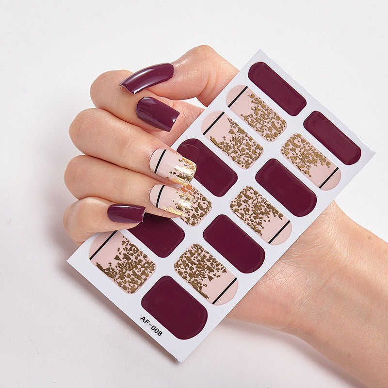 Trendy Waterproof Nail Sticker