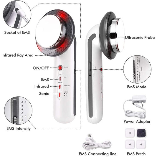 Three-in-one Slimming Beauty Massage Instrument