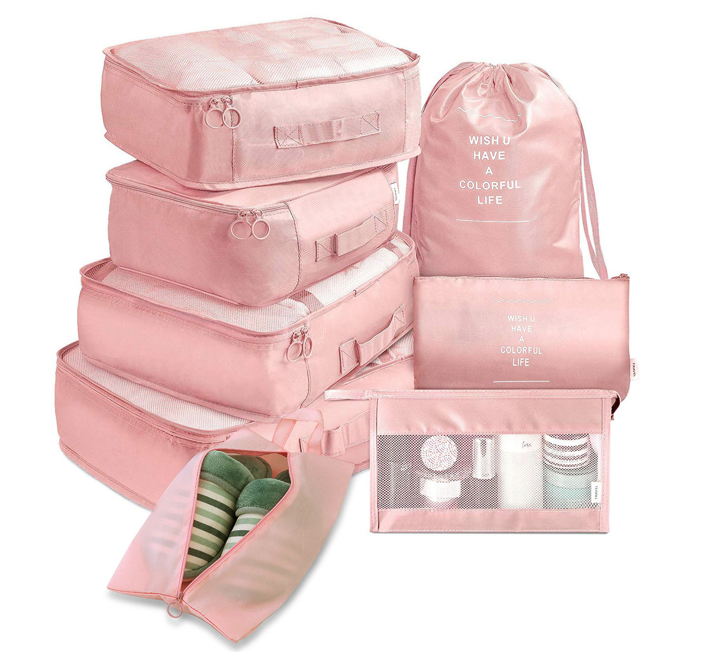 8-piece Set Luggage Divider Travel Storage Bag