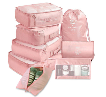 8-piece Set Luggage Divider Travel Storage Bag