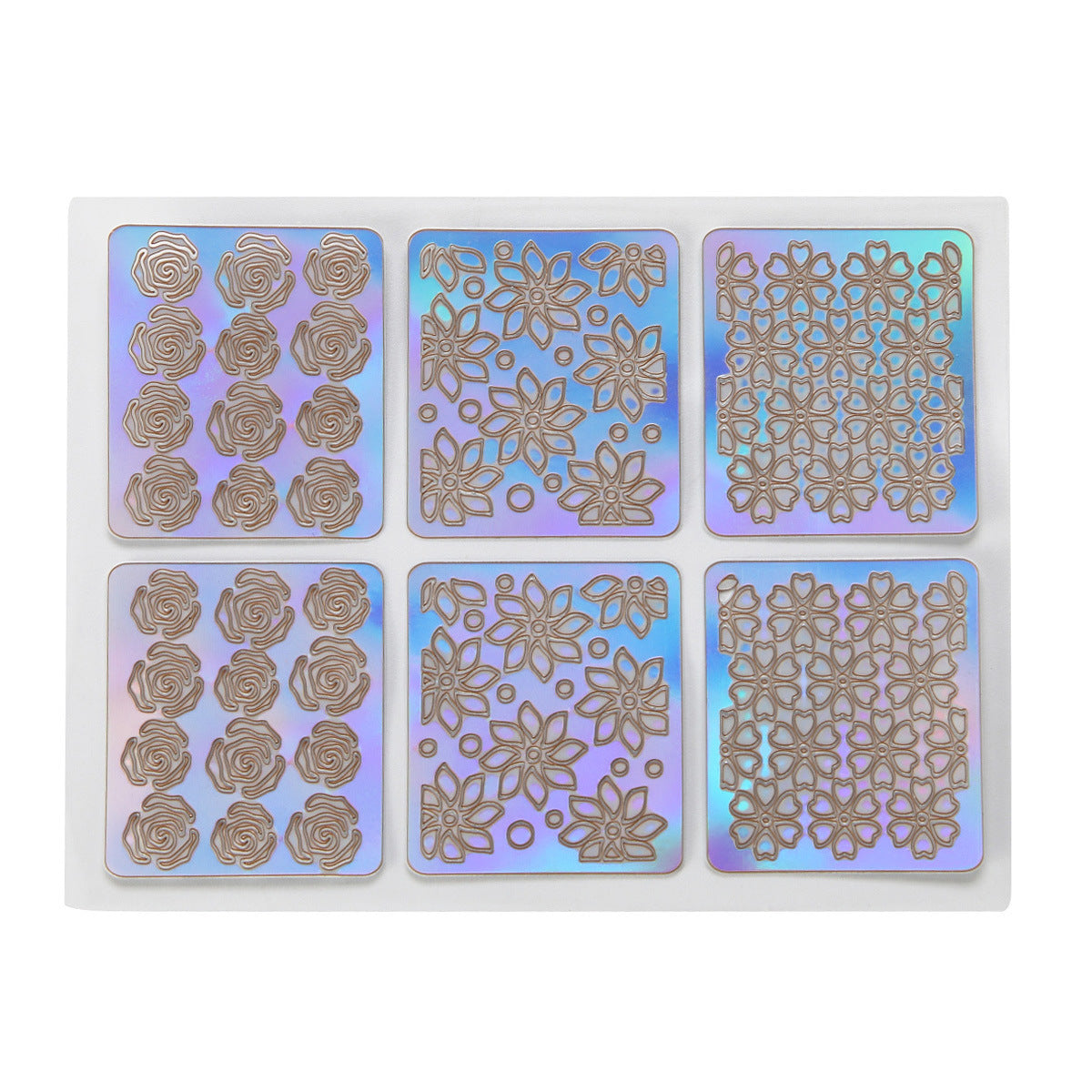 Hollow Nail Art Sticker Printing Template