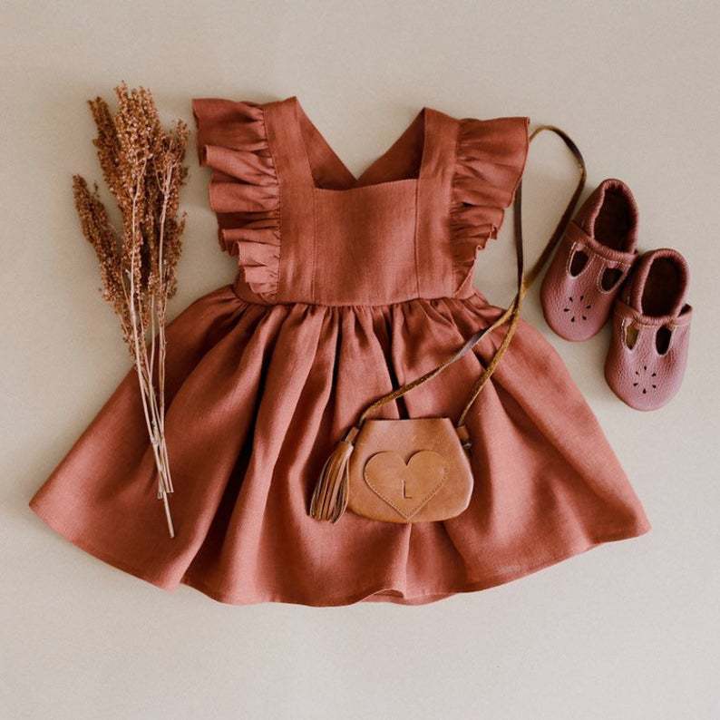 Girls Strap Skirt Dress