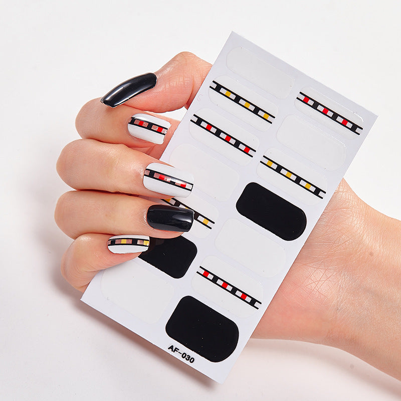 Trendy Waterproof Nail Sticker