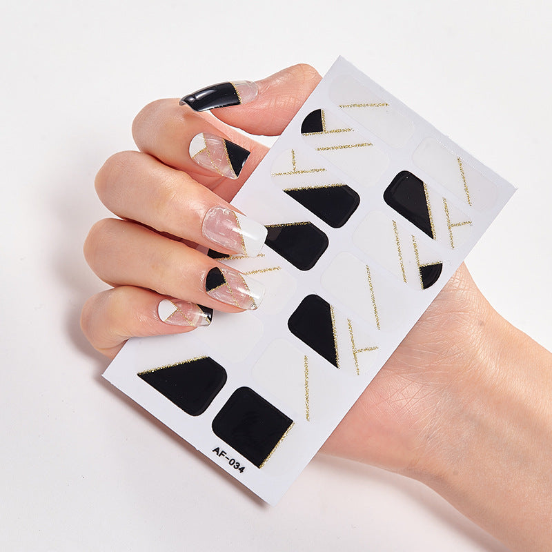 Trendy Waterproof Nail Sticker