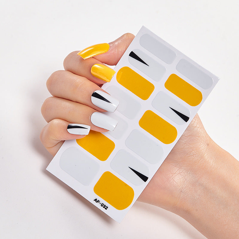 Trendy Waterproof Nail Sticker