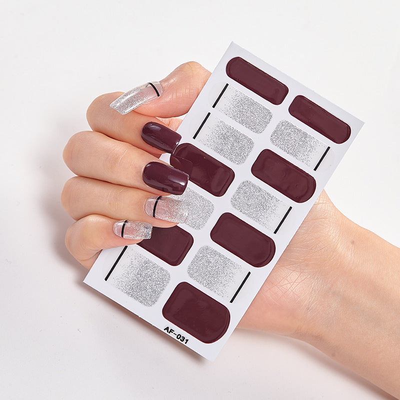 Trendy Waterproof Nail Sticker