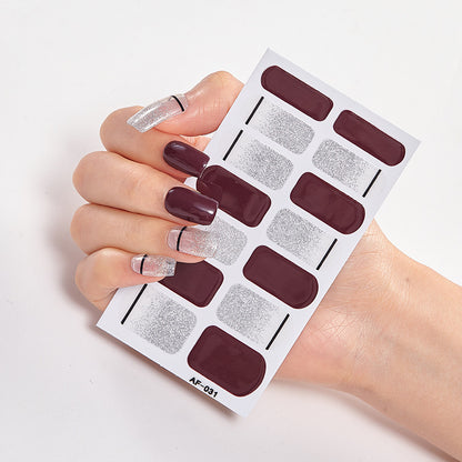 Trendy Waterproof Nail Sticker