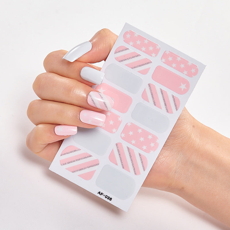 Trendy Waterproof Nail Sticker