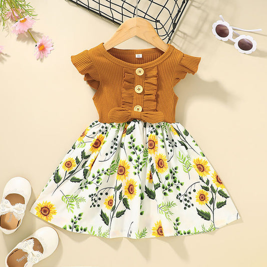 Baby Girls Sleeveless Summer Dress