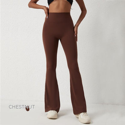 High Waisted Hip Lifting And Wide Leg Fitness Pants