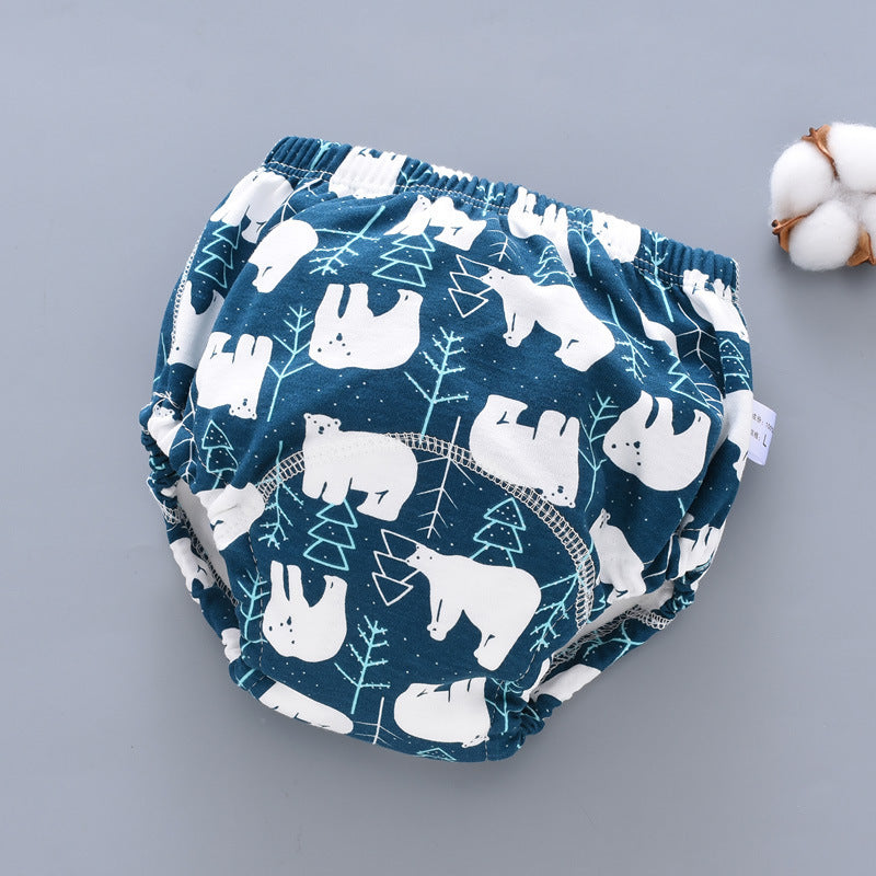 Baby Washable 6-layer Gauze Training Pants