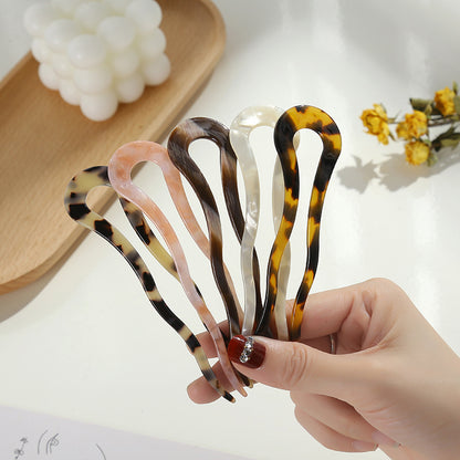 Acetate U-shaped Twist Hairpin