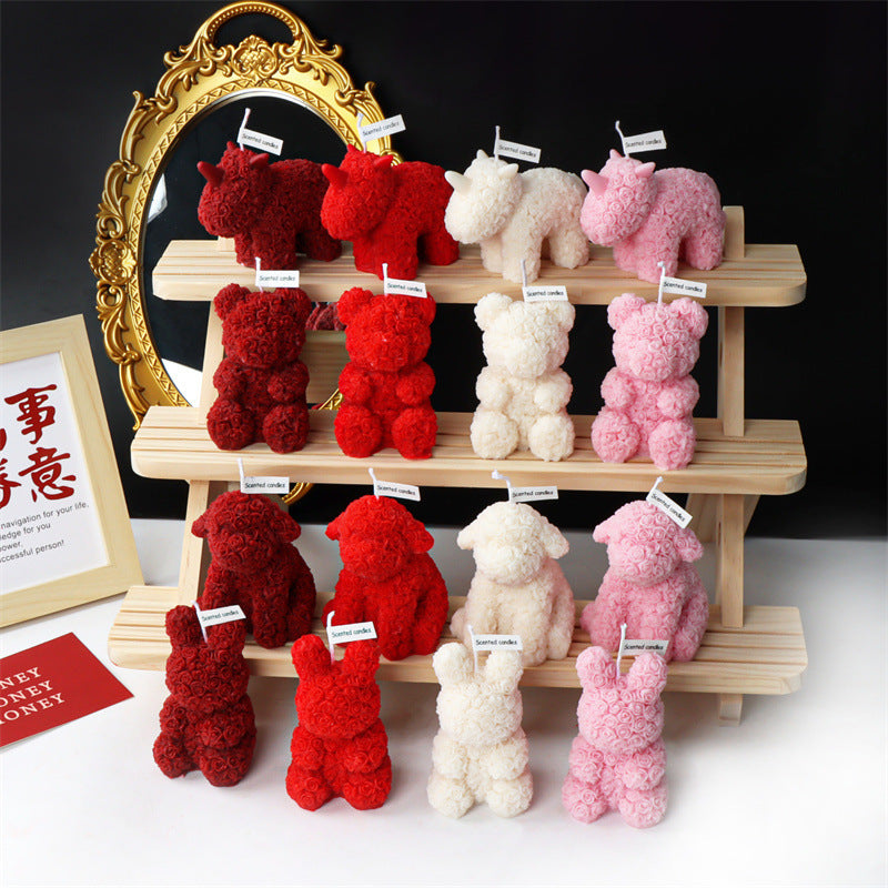 Animal Shaped Soy Wax Candle Fragrance