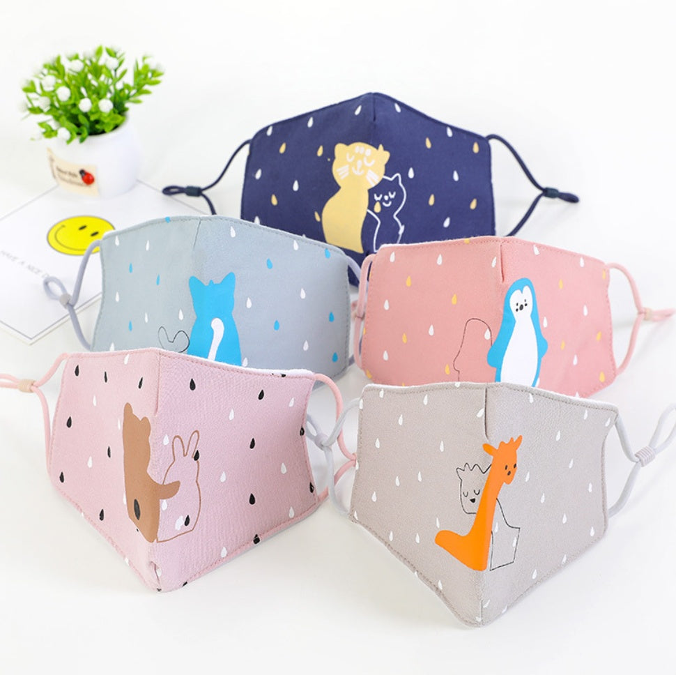 Kids Cartoon Cotton Facial Mask