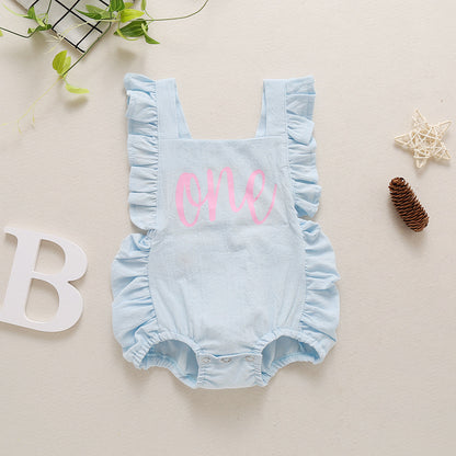 Infant Multicolor Bellyband Jumpsuit Romper