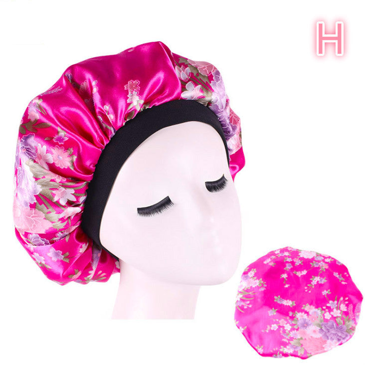 Beauty Silk Bonnet Sleep Night Cap
