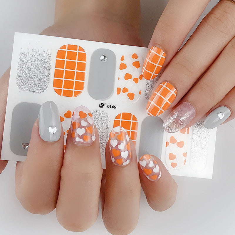 Imitation 3D Hot Nail Stickers