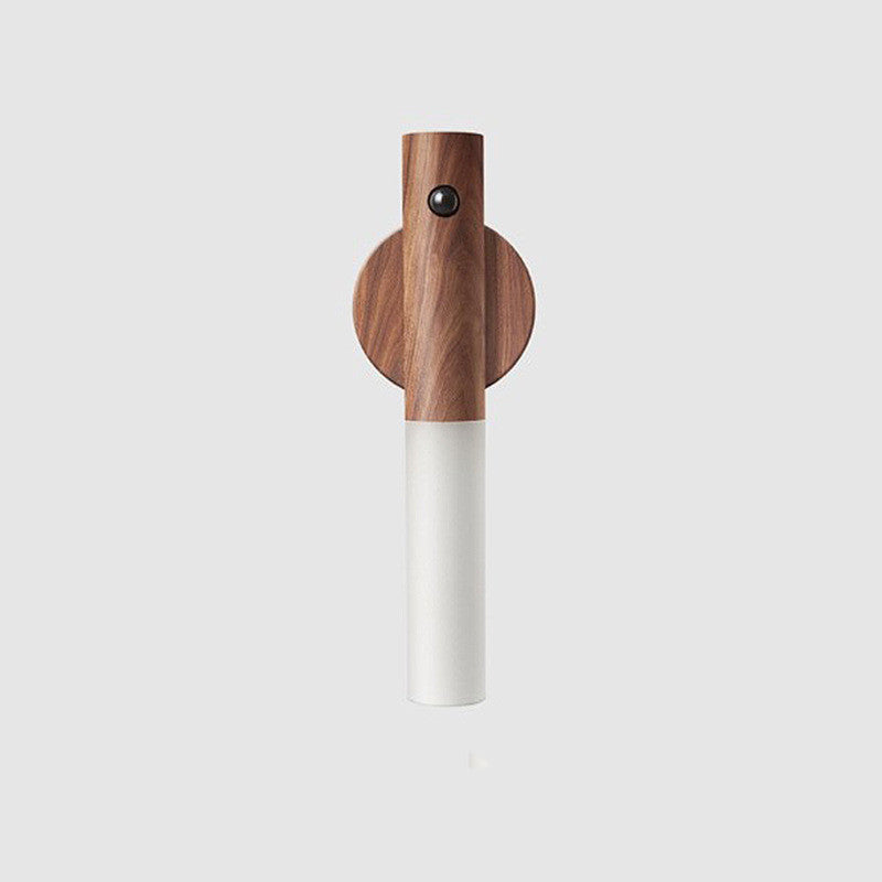 Auto LED USB Rechargeable Magnetic Wooden Night Light