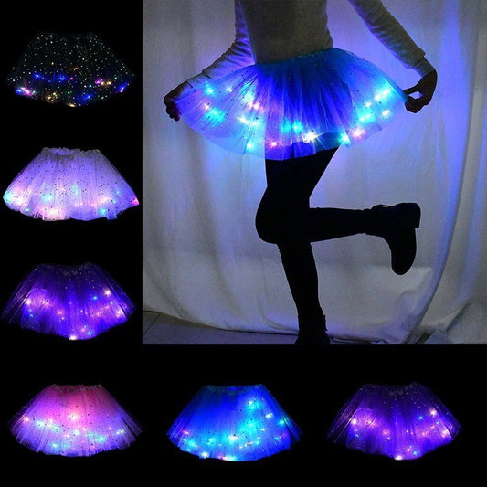 Magical & Luminous LED Princess Halloween Tutu Skirt