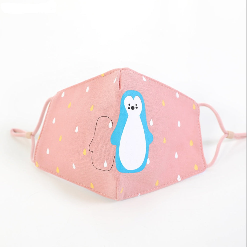 Kids Cartoon Cotton Facial Mask