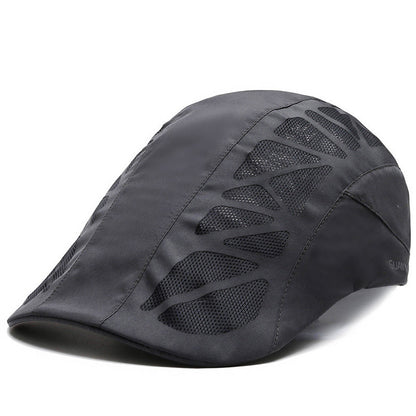 Men Mesh Beret Breathable Hat
