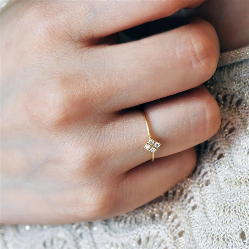 Four Heart Rings In The Night Sky