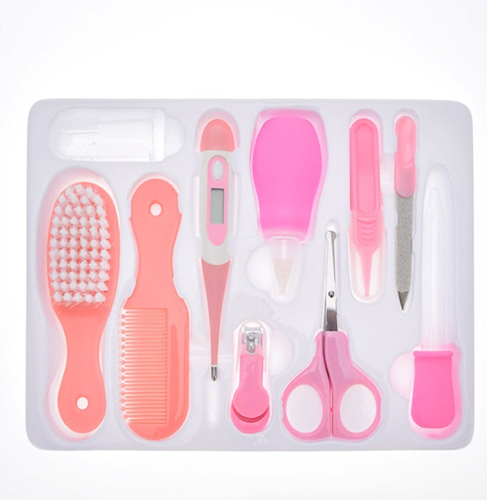 10 Piece Set Baby Manicure Clamp Nail Clipper Set