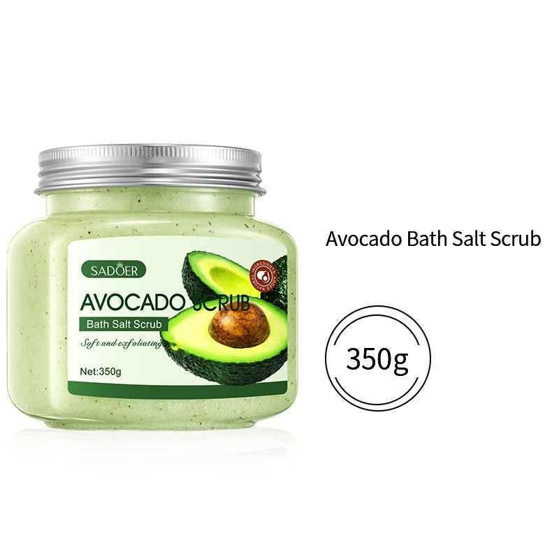 Fruit Bath Salt Exfoliating Scrub Cream