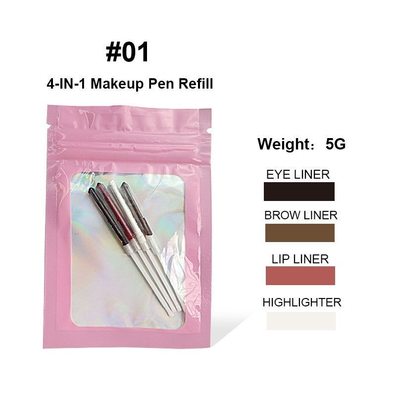 Four-in-one Cosmetic Brush