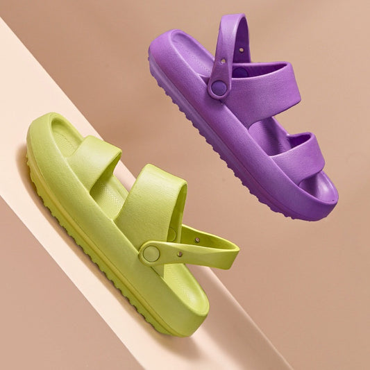 3cm Thick Bottom Adjustable Outdoor Sandals For Men And Women