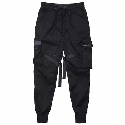 Men Hip Hop Casual Pockets Cotton Track Pants