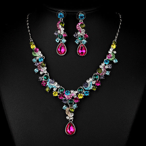 Bride Necklace And Earrings Set