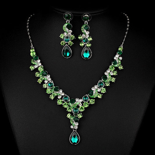 Bride Necklace And Earrings Set