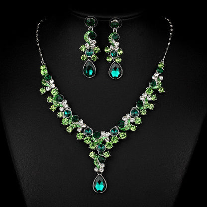 Bride Necklace And Earrings Set