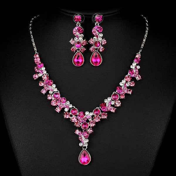 Bride Necklace And Earrings Set