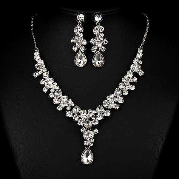 Bride Necklace And Earrings Set