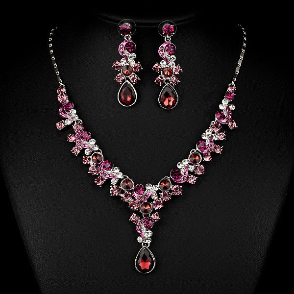 Bride Necklace And Earrings Set