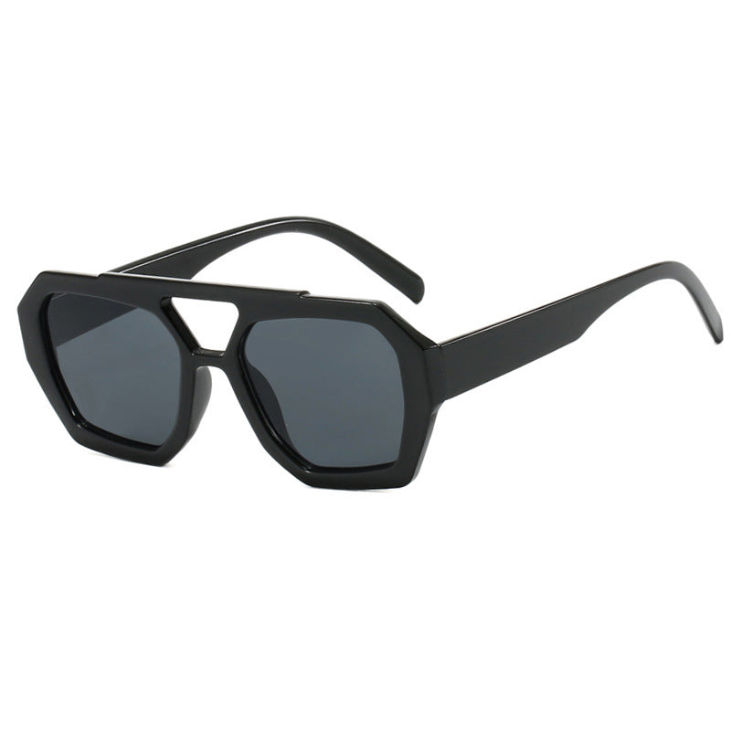 Ins Big Frame Leopard Beach Vacation Glasses