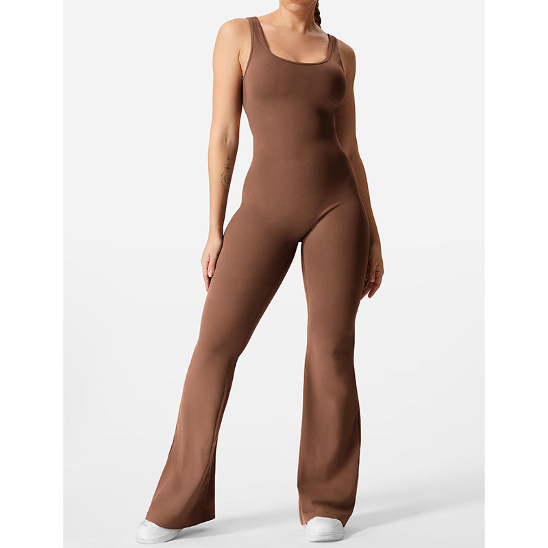 Sexy Backless Exercise Yoga Jumpsuit