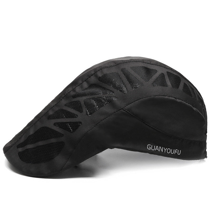 Men Mesh Beret Breathable Hat