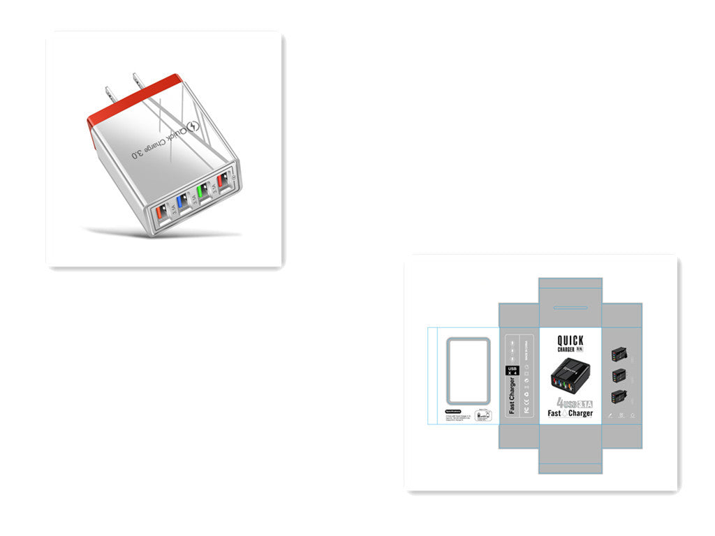 Quick 4 Slot Portable Charger