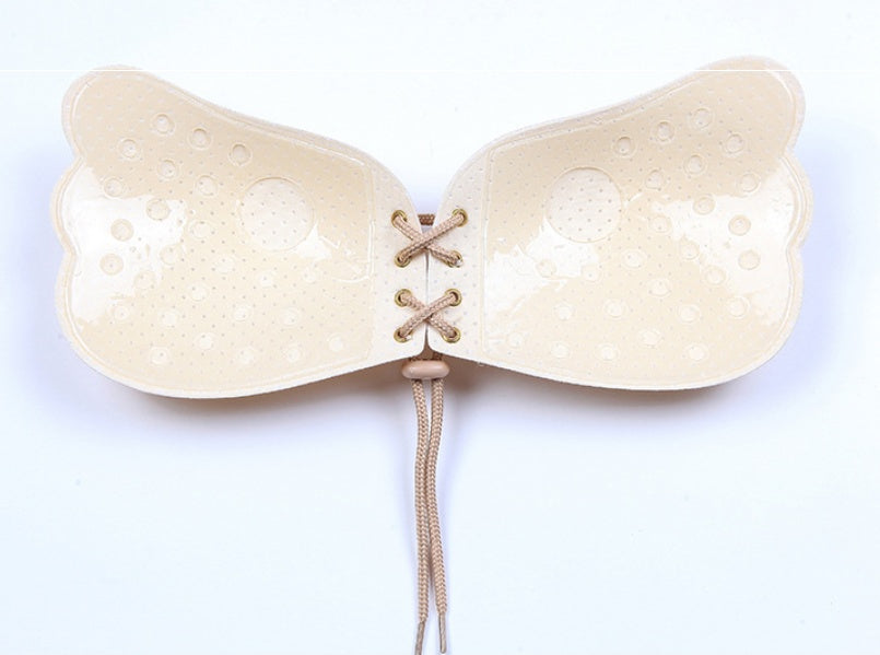 Large Size Strapless Adhesive Sticky Push Up Bra  For Women