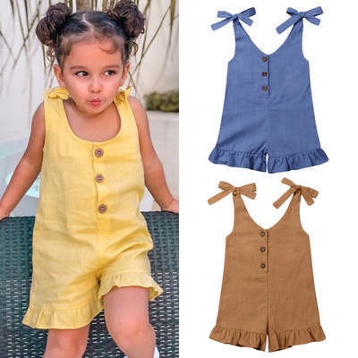 Children's Three-dimensional Pleated Jumpsuit
