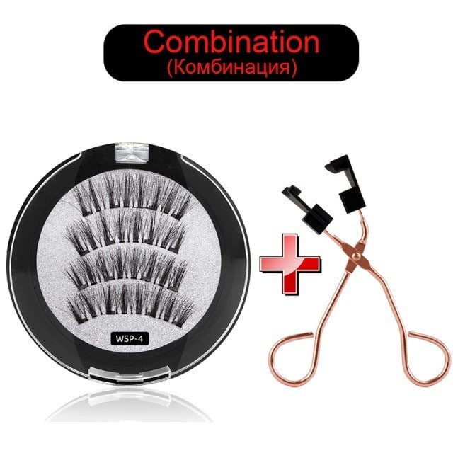 Natural Magnetic Eyelash With Clip Sleeve