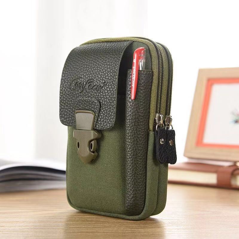 Men's Canvas Belt Waist Bag