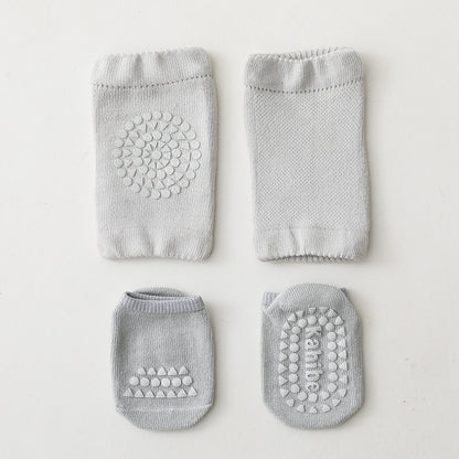 Children's Knee Pad Floor Socks Set
