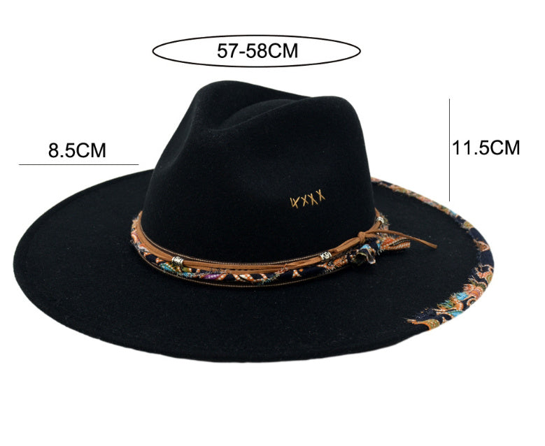Wool-like British Woolen Hat