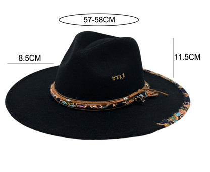 Wool-like British Woolen Hat