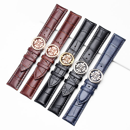 Watch Strap With Butterfly Pattern Buckle