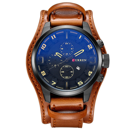 Men's Large Belt Sports Watch